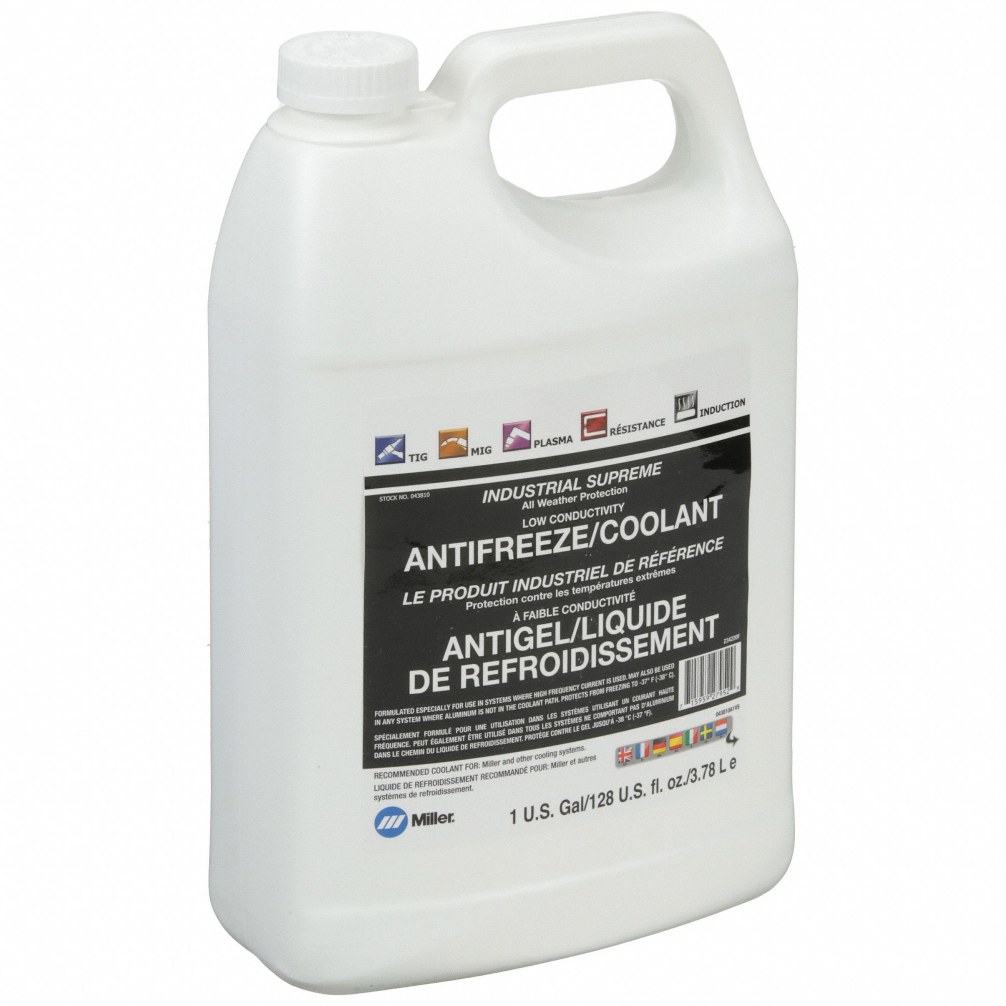 MILLER ELECTRIC, 1 gal, Coolant 4UV46043810 Grainger