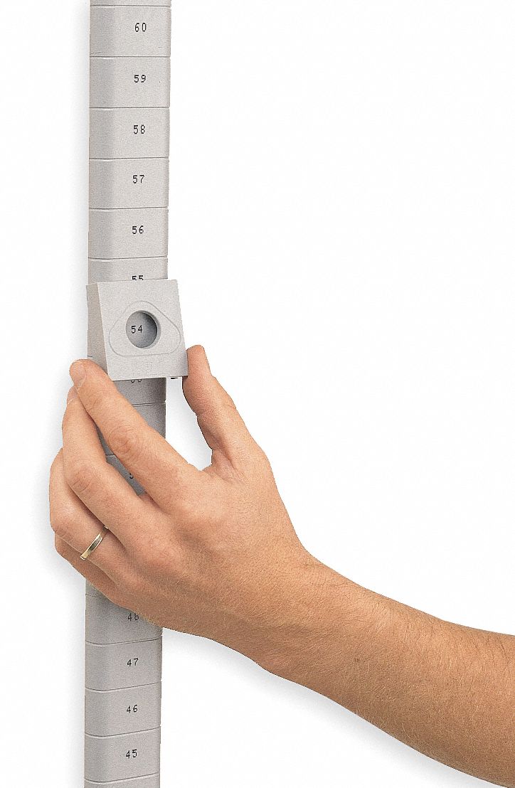 Wire Shelf Post, PK 2 Grainger