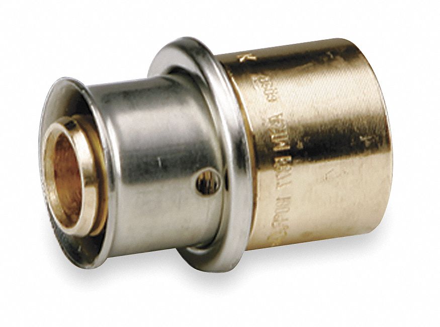 Bronze PEX and Sweat Adapter, PEX x Sweat Connection Type, 1/2 in PEX