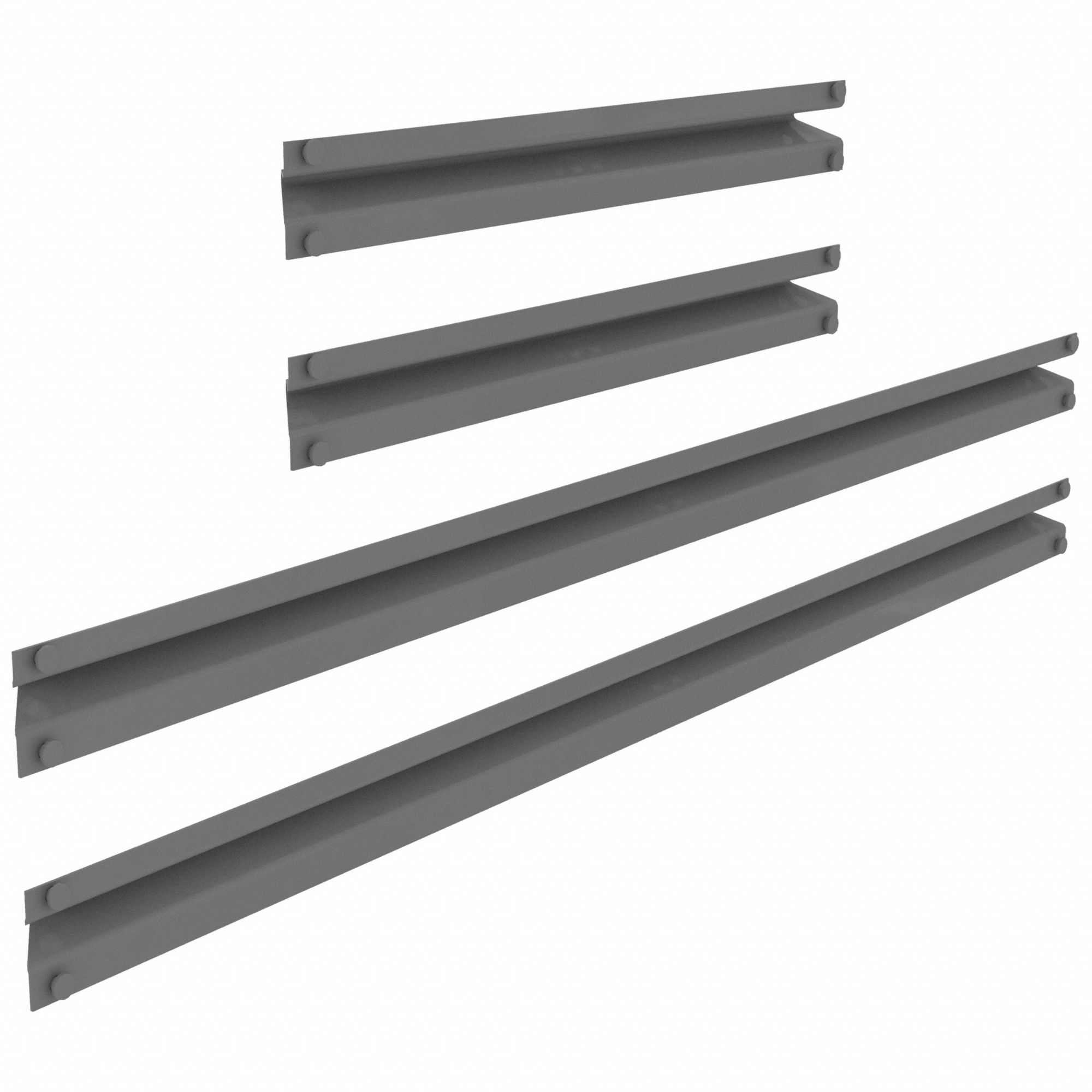 Shelf: 36 in   x 18 in, 1, 000 lb Load Capacity, Gray, Shelf