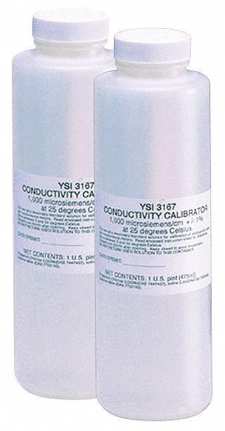Conductivity Calibration Solution: Lab, 1 pt, 1, 000 us/Cm, 8