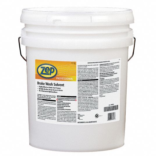 ZEP PROFESSIONAL Brake Wash Solution, 5 Gal, Pail 4UZE3R18935 Grainger