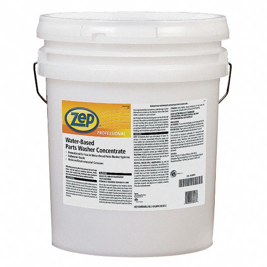 ZEP PROFESSIONAL Water-Based Parts Washer Concentrate, Size 5 gal ...