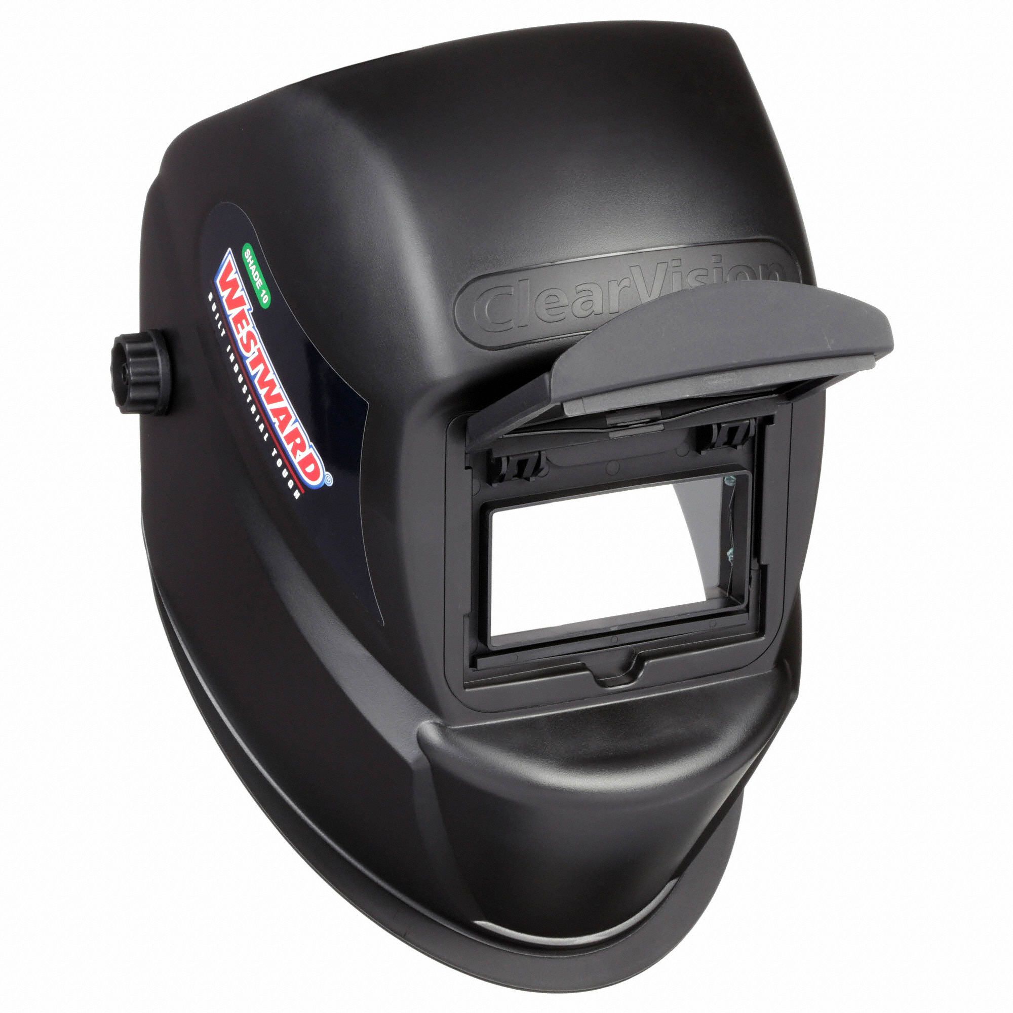 WESTWARD Passive Welding Helmet, 10 Lens Shade, 3.86 in x 2.09 in