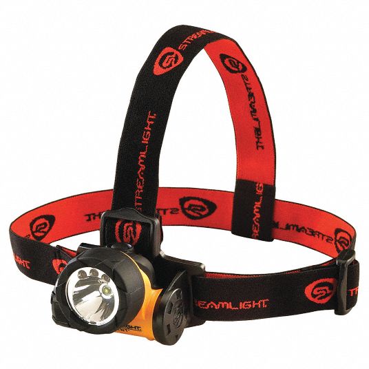 Streamlight Led Headlamp Plastic 50 000 Hr Lamp Life Maximum Lumens Output 80 Yellow 4va Grainger