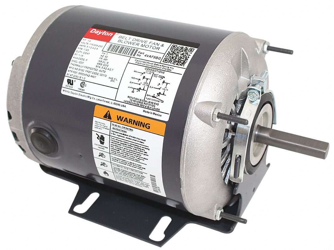 Motor 1 4 Hp Split Ph 1725 Rpm 115 V Dayton 3k771 Electric Motors General Purpose Motors