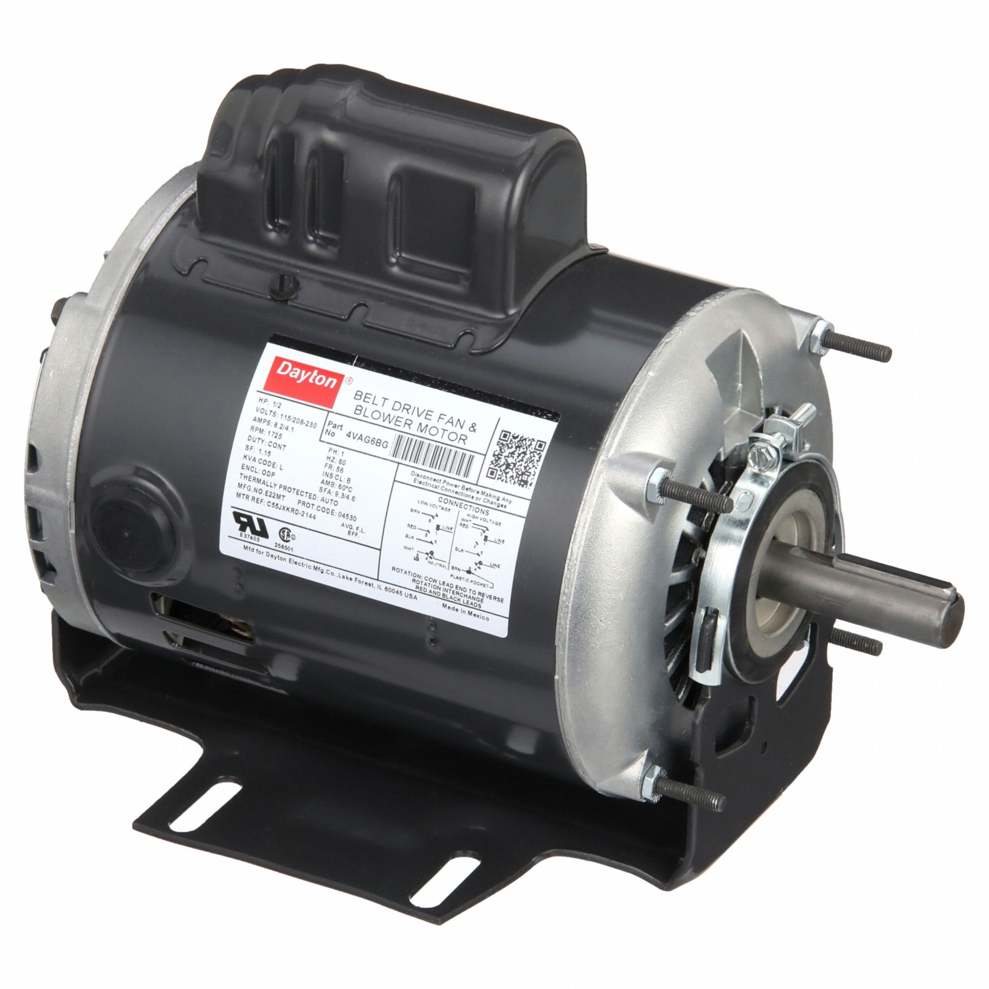 MOTEUR CND DEM 1/2 HP 1725 115/208-