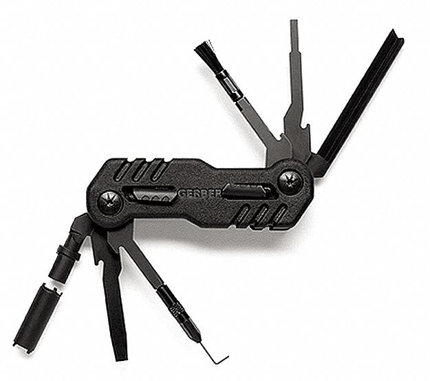 GERBER MultiTool, Black, 6 Tools 4VAH231000049 Grainger
