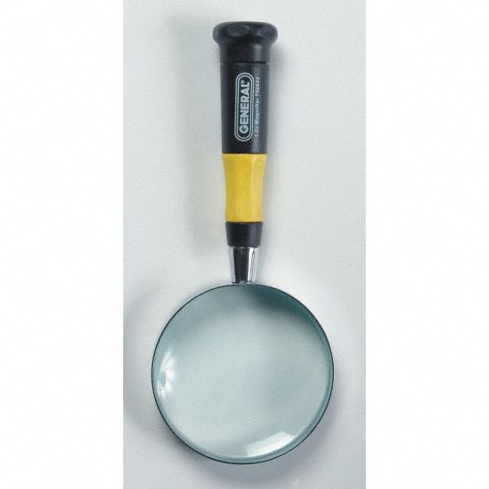 Magnifier, Power 1.6x, Focal Distance 15.2cm, Diopter 6.5, Lens Glass ...