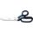 INDUSTRIAL SHEARS, RIGHT-HAND, 12 1/2 IN OVERALL L, STRAIGHT, STEEL, FINE, BLUE