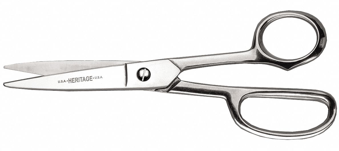 SHOP SHEARS,STRAIGHT,8 IN. L