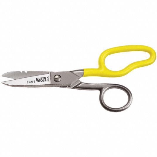 multipurpose steel electrician scissors shears cut/strip