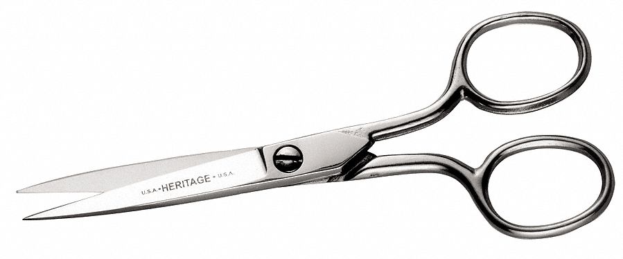 Heritage G104C Electricians Scissors,4-1/2 in. L