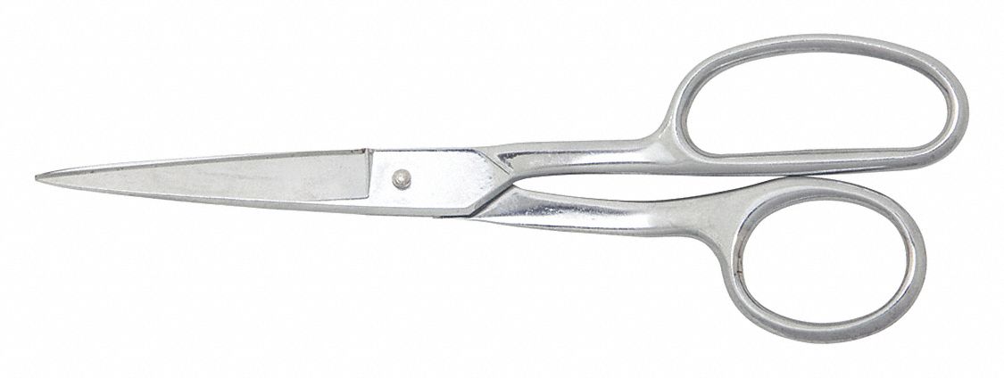 HERITAGE, Right-Hand, 8 in Overall Lg, Carpet Shears - 4VAU8