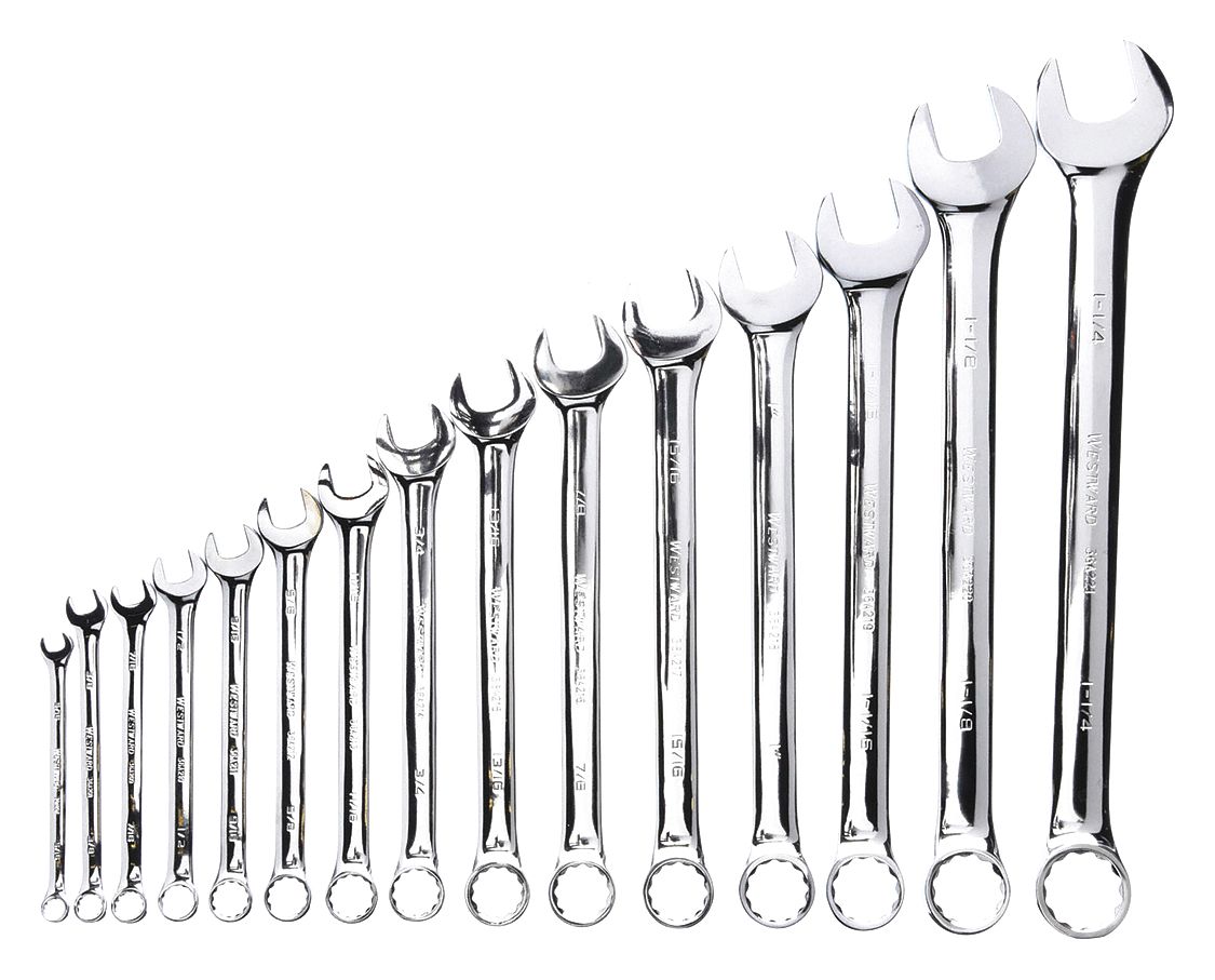 ENS CLES MIXT,5/16-1-1/4 PO,15 PC