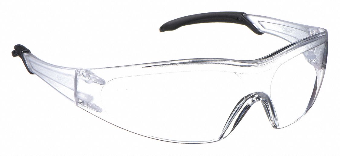 LUNETTES DE PROTECTION, S/MONTURE, ENVELOPPANTE, POLYCARBONATE, ANTIRAYURES, NR/TRSP, S, UNISEXE