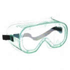 IMPACT RESISTANT GOGGLES, PVC/POLYCARBONATE, GREEN/CLEAR, UV, UNIVERSAL, UNISEX