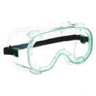 SAFETY GOGGLES, TRADITIONAL, PVC/PC, GREEN/CLEAR, UV, UNIVERSAL, UNISEX