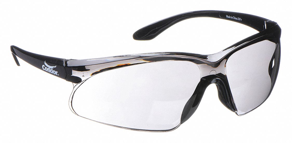 CONDOR, Gray Lens, Frameless, Safety Glasses - 4VCJ5|4VCJ5 - Grainger