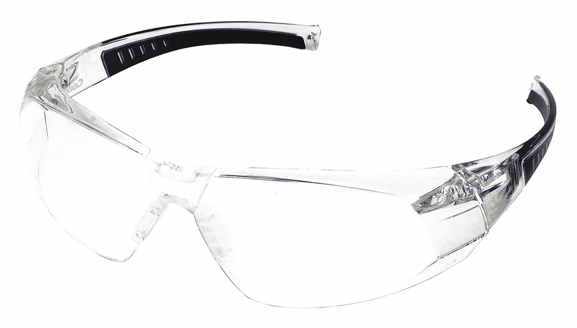 Scratch-Resistant Wraparound Condor Clear Safety Glasses 