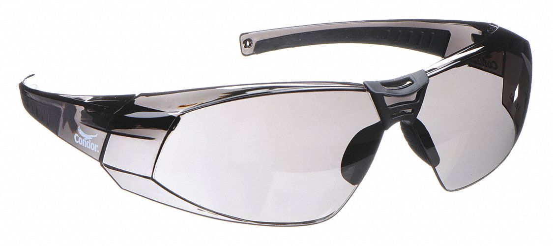 LUNETTES DE PROTECTION, S/MONTURE, ENVELOPPANTE, POLYCARBONATE/CAOUTCHOUC, ANTIRAYURES, GR, M, UNISEXE