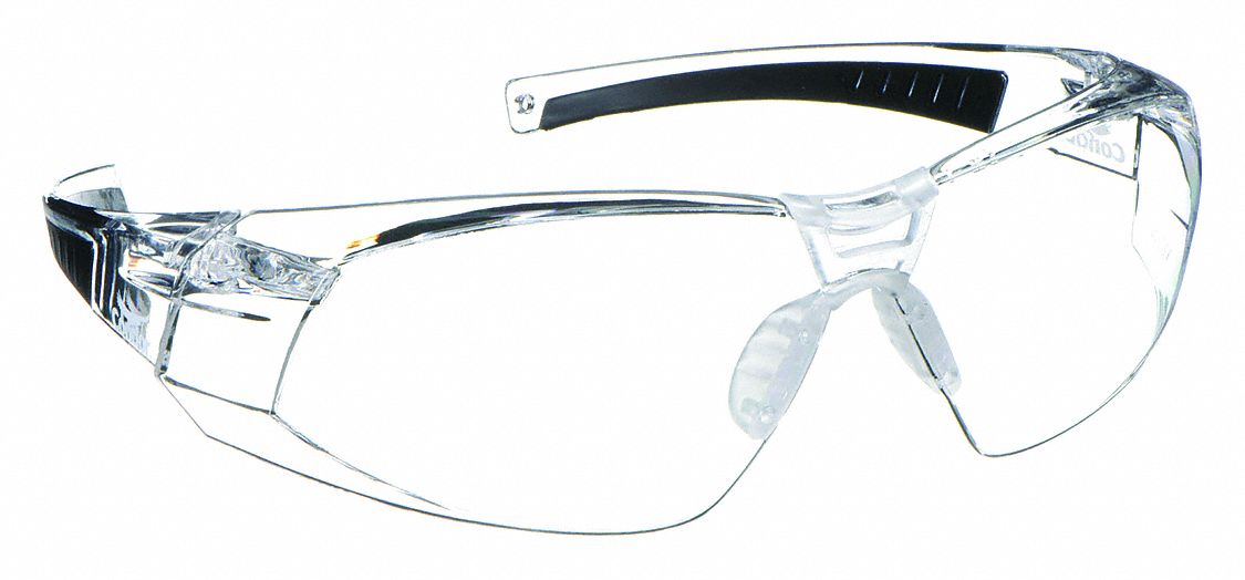 LUNETTES DE PROTECTION, S/MONTURE, ENVELOPPANTE, POLYCARBONATE/CAOUTCHOUC, ANTIRAYURES, TRSP, M, UNISEXE