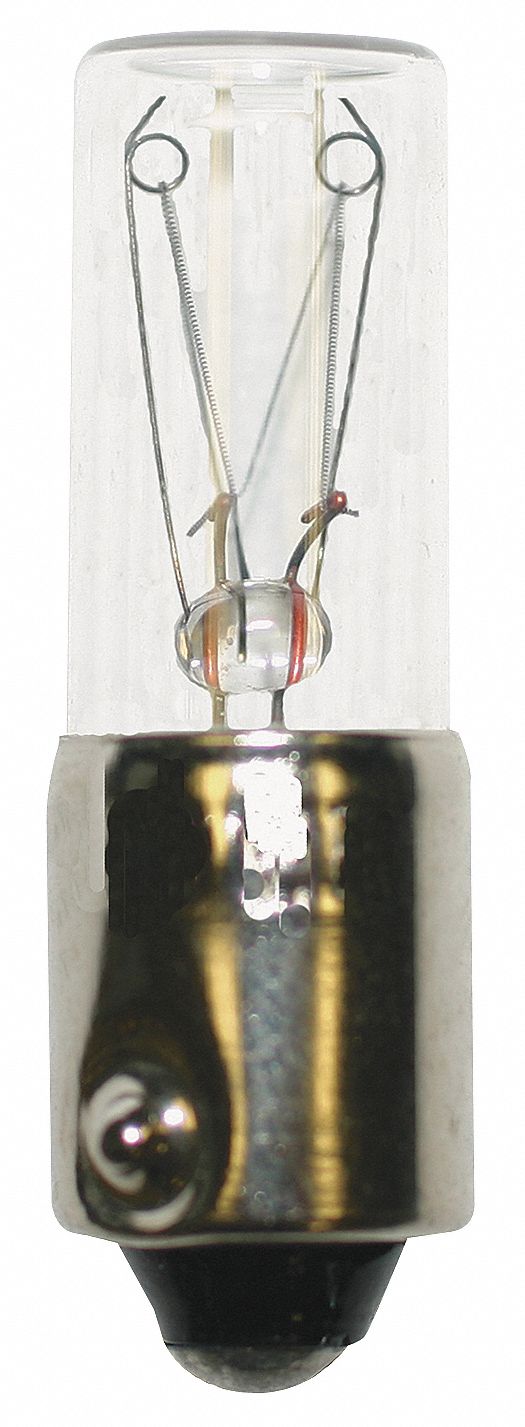 INCANDESCENT BULB, MINIATURE BAYONET (BA9S), (T) TUBULAR, T2½, 120MB-1