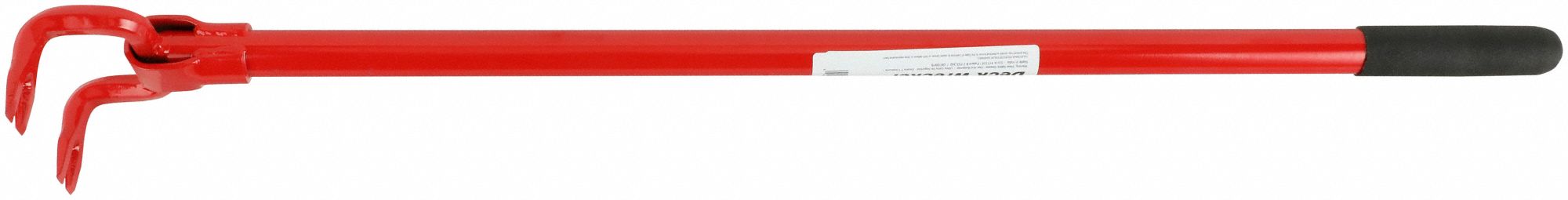 DECKING BAR, DOUBLE CLAW END, 46 IN OVERALL L, 4 1/4 IN BAR W, 6 IN END W, 0 NAIL SLOTS