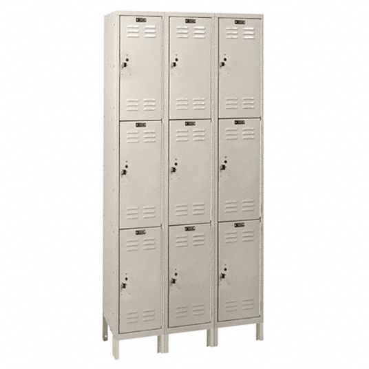 36 in x 15 in x 78 in, Louvered, Wardrobe Locker - 4VFJ8|4VFJ8 - Grainger