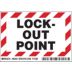 Lock-Out Point Signs