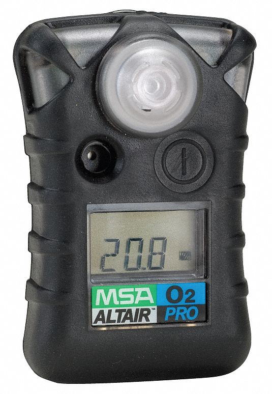 MSA Detector Monogas, Detecta Monóxido de Carbono, Rango del Sensor 0 a 500  ppm, Tipo de Alarma Audible, Visual, Vibratoria, Vida de la Batería 2 Años  - Detectores de Un Solo Gas - 337WZ5