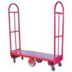 Tall-Handle Steel-Deck Platform Trucks for Confined Spaces