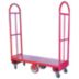 Tall-Handle Steel-Deck Platform Trucks for Confined Spaces