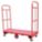 NARROW STEEL-DECK PLATFORM TRUCK, 2,000 LB LOAD CAPACITY, 60 IN X 24 IN X 10¾ IN, SOLID