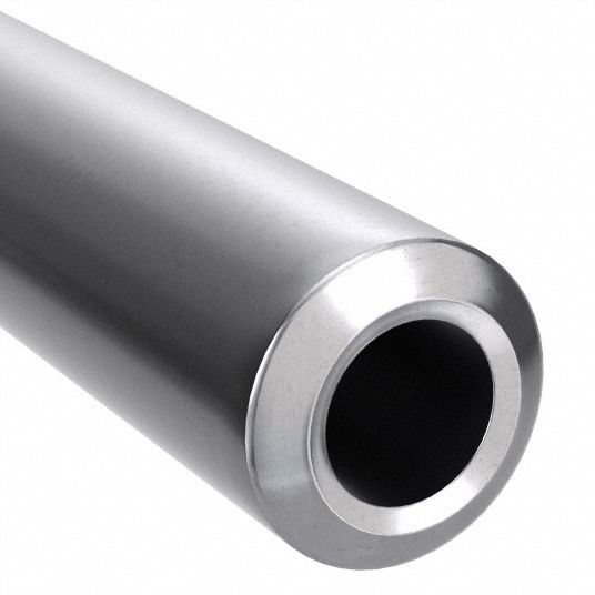 Pipe: 304 Stainless Steel, 1 1/4 in Nominal Pipe Size, 10 ft Overall Lg,  Unthreaded, Schedule 5S