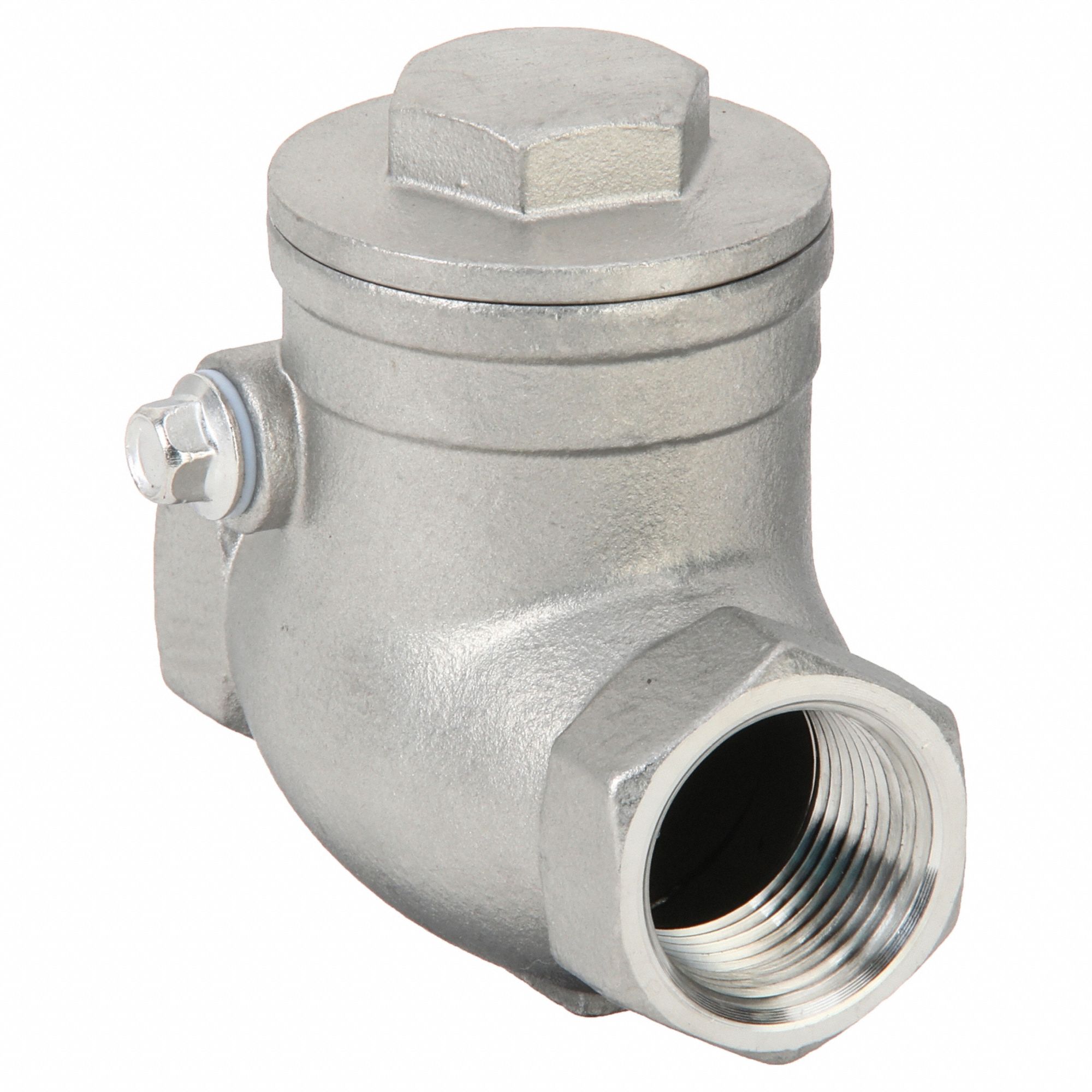 SWING CHECK VALVE, SWING, INLINE VALVE BODY, ¾ IN PIPE, FNPT X FNPT, STANDARD