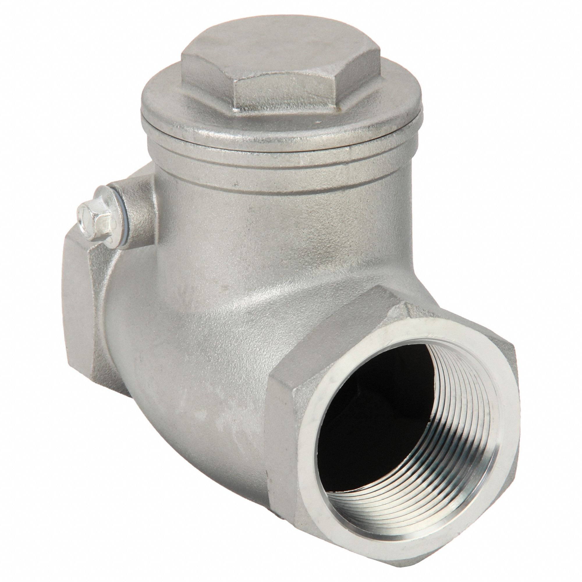 SWING CHECK VALVE, SWING, INLINE VALVE BODY, 1¼ IN PIPE, FNPT X FNPT, STANDARD
