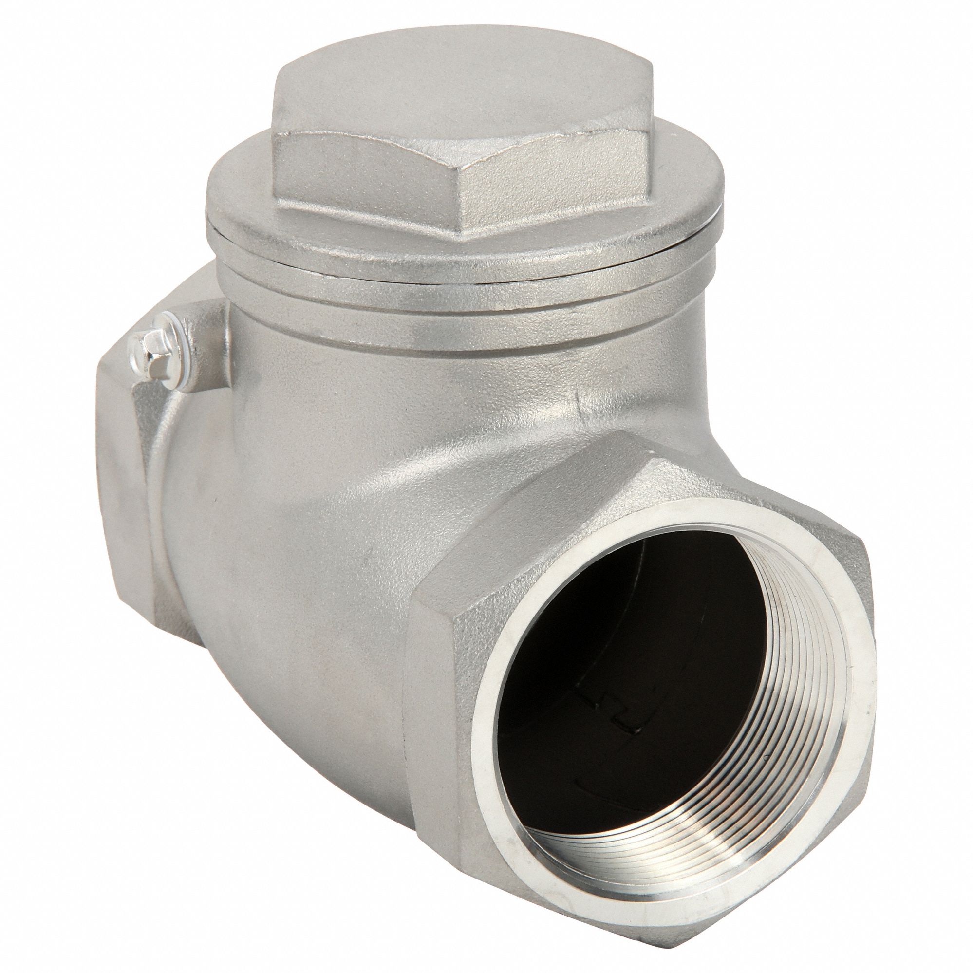 SWING CHECK VALVE, SWING, INLINE VALVE BODY, 2 IN PIPE, FNPT X FNPT, HORIZONTAL
