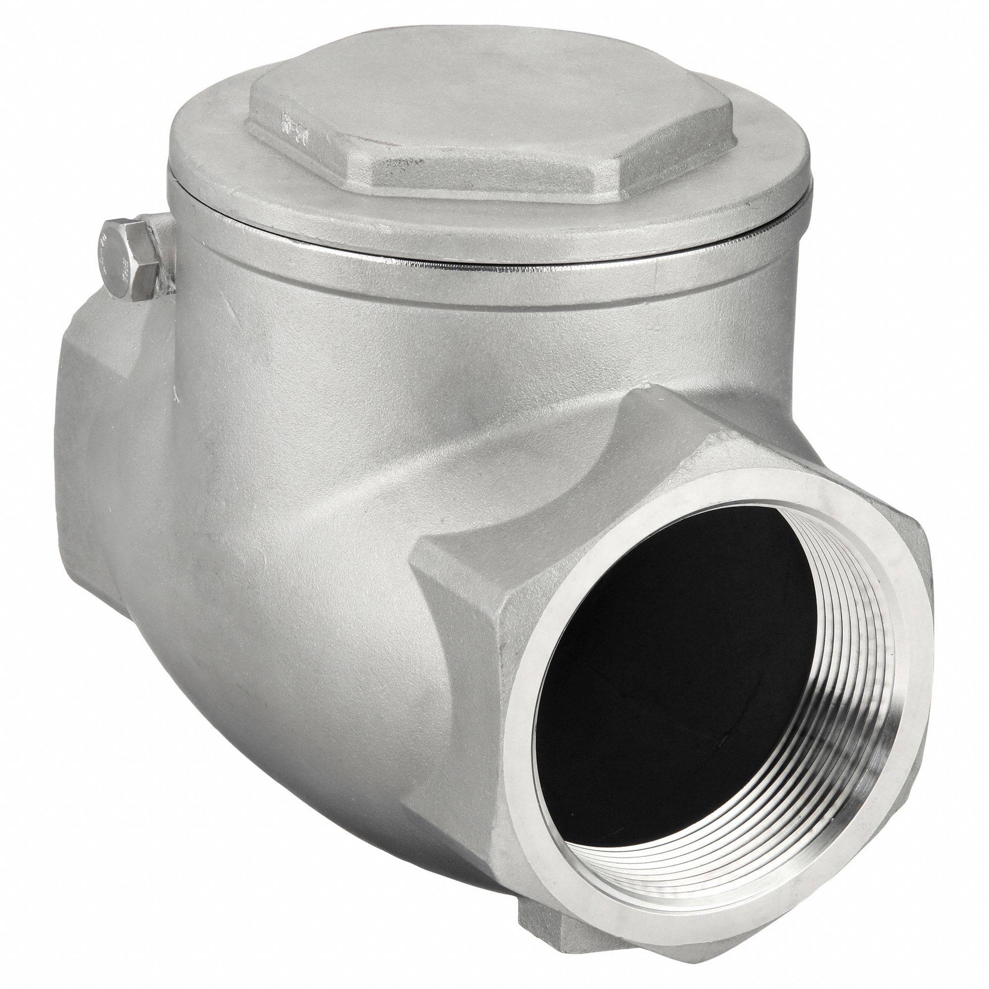 SWING CHECK VALVE, SWING, INLINE VALVE BODY, 3 IN PIPE, FNPT X FNPT, HORIZONTAL