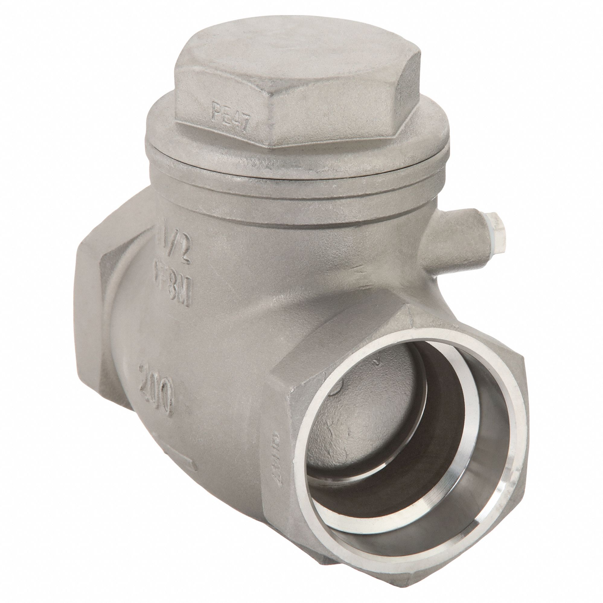 SWING CHECK VALVE, SWING, INLINE VALVE BODY, 1½ IN PIPE, SOCKET X SOCKET