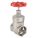 GATE VALVE: 2 IN, 316 STAINLESS STEEL, NON-RISING, SOCKET X SOCKET, WHEEL