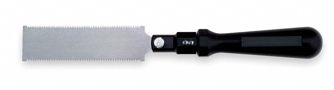 FLUSH CUT SAW, 4 3/4 IN BLADE L, STEEL, 11 IN OVERALL L, 22, RUBBER