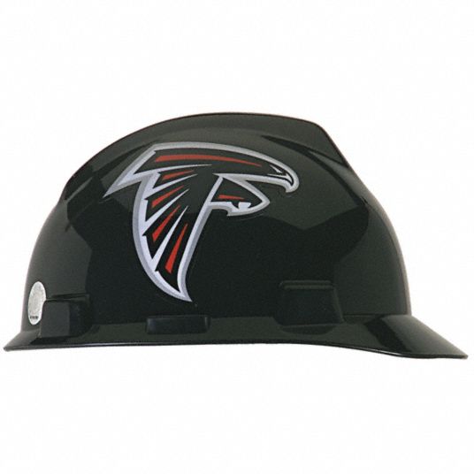 Black, Atlanta Falcons, NFL Hard Hat - 4VP35