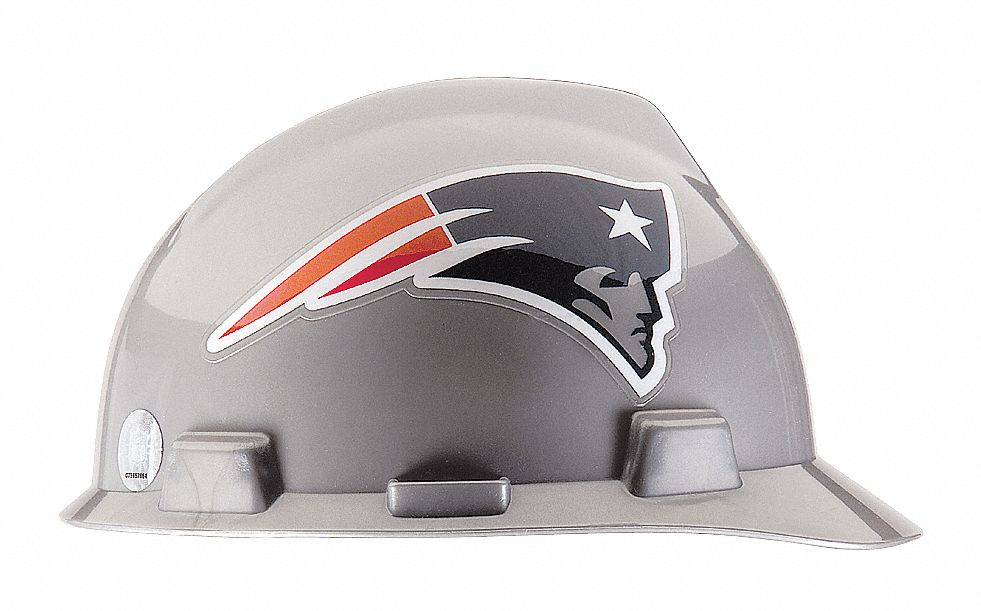 MSA V-Gard® Casco de Seguridad NFL, Patriotas de Nueva Inglaterra - Cascos  de Seguridad - 4VP51