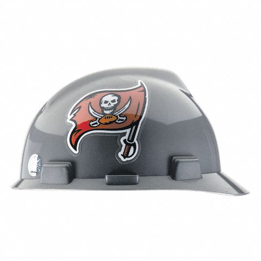 Gray Tampa Bay Buccaneers NFL Hard Hat 4VP62 818412 Grainger