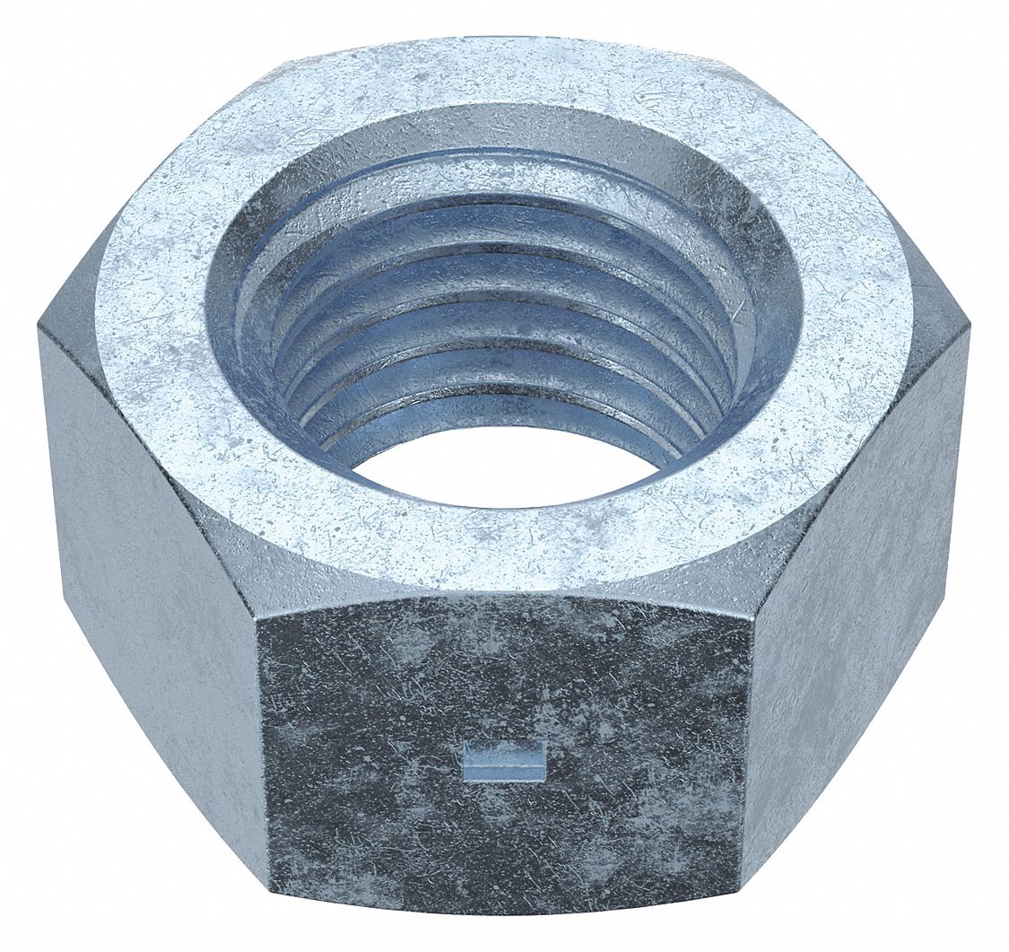 Center Lock Distorted Thread, Std Hex, Lock Nut - 4VPL4|4VPL4 - Grainger