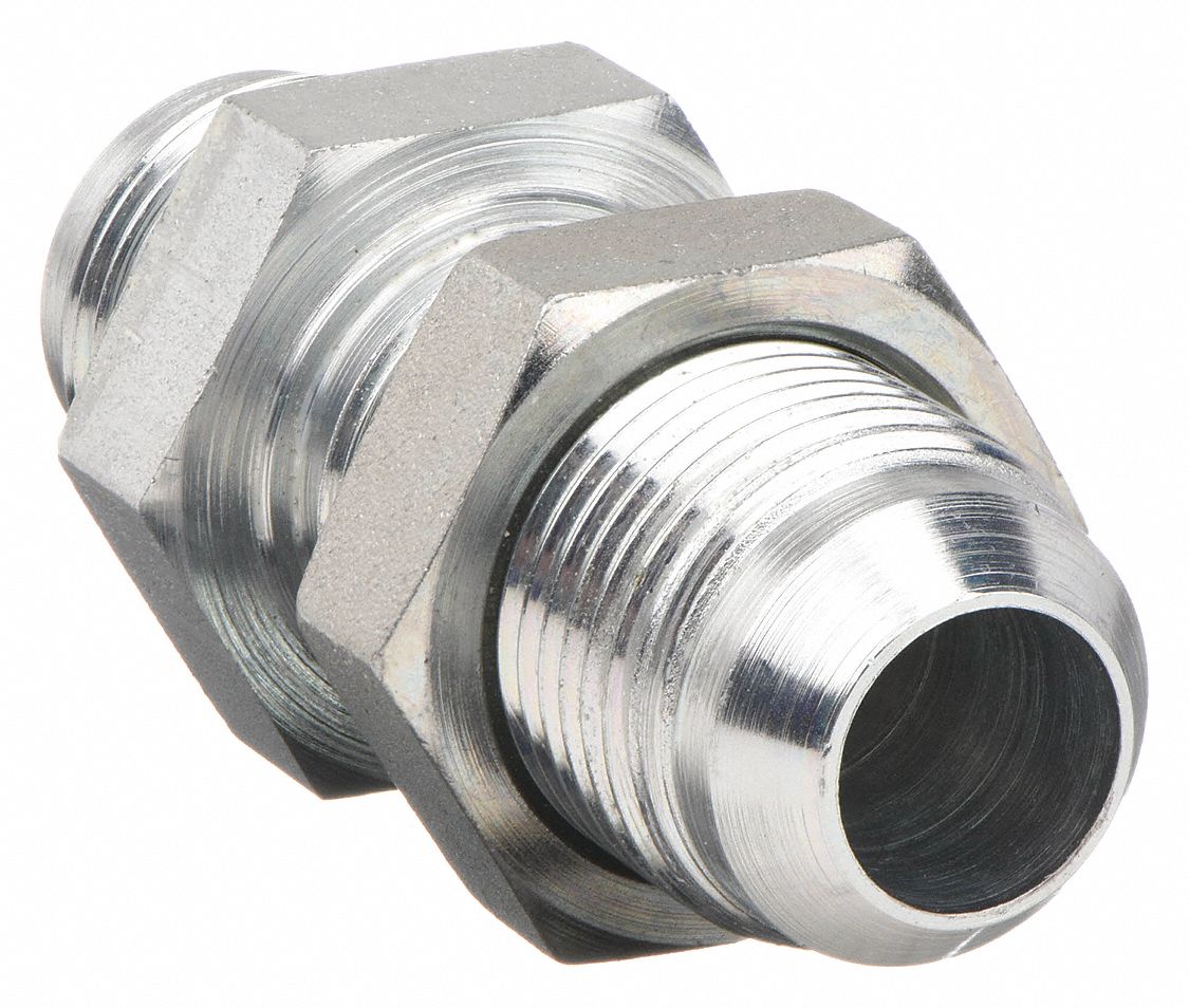 3/4 in x 3/4 in Fitting Size, Male x Male, Hydraulic Hose Adapter