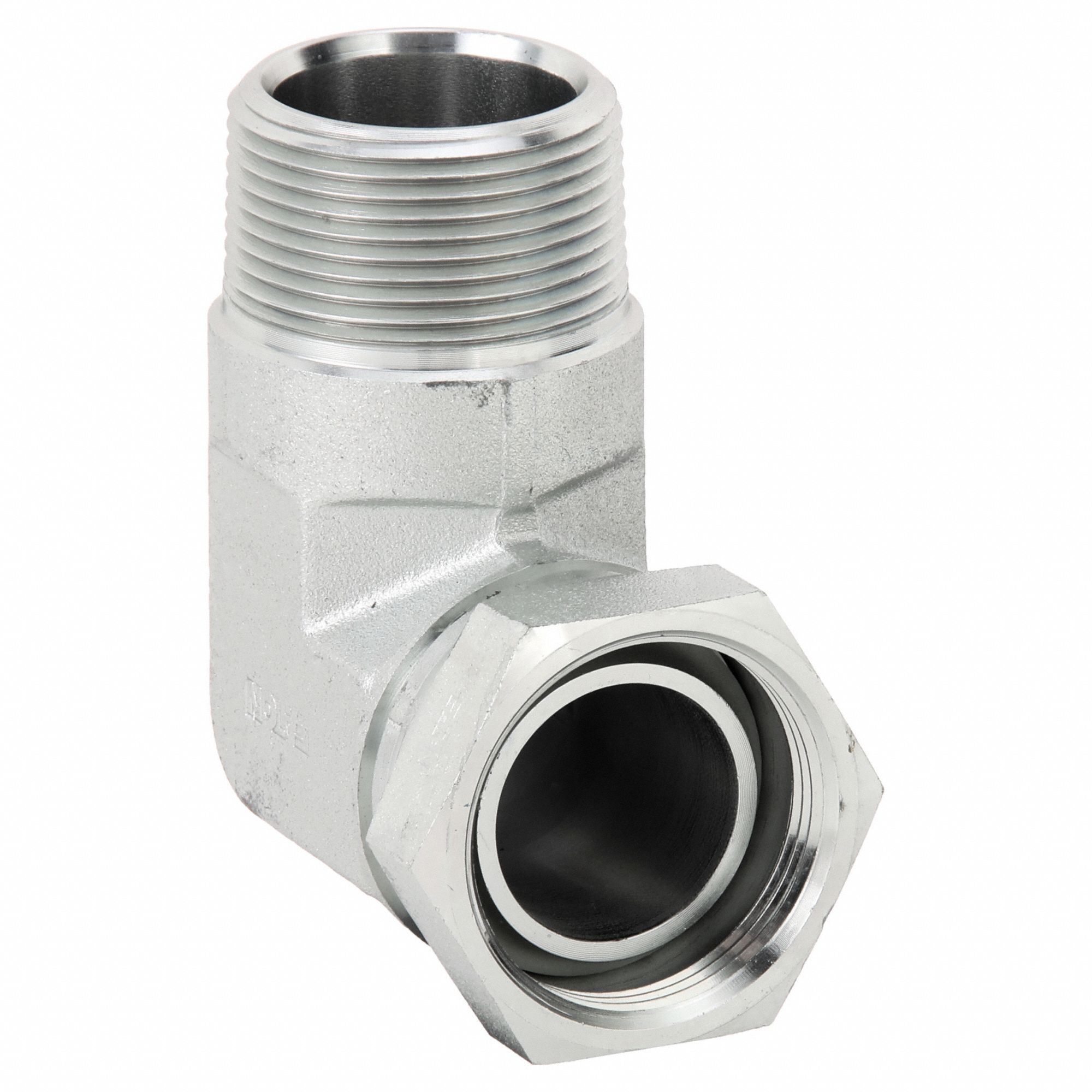 Hydraulic Hose Adapter: 1 1/2 in x 1 1/2 in Fitting Size, Female x Male, NPSM x NPTF, Swivel