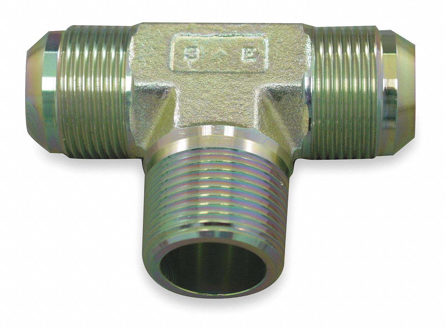 MNPT/MJIC/MJIC Branch Tee Hydraulic Hose Adapter