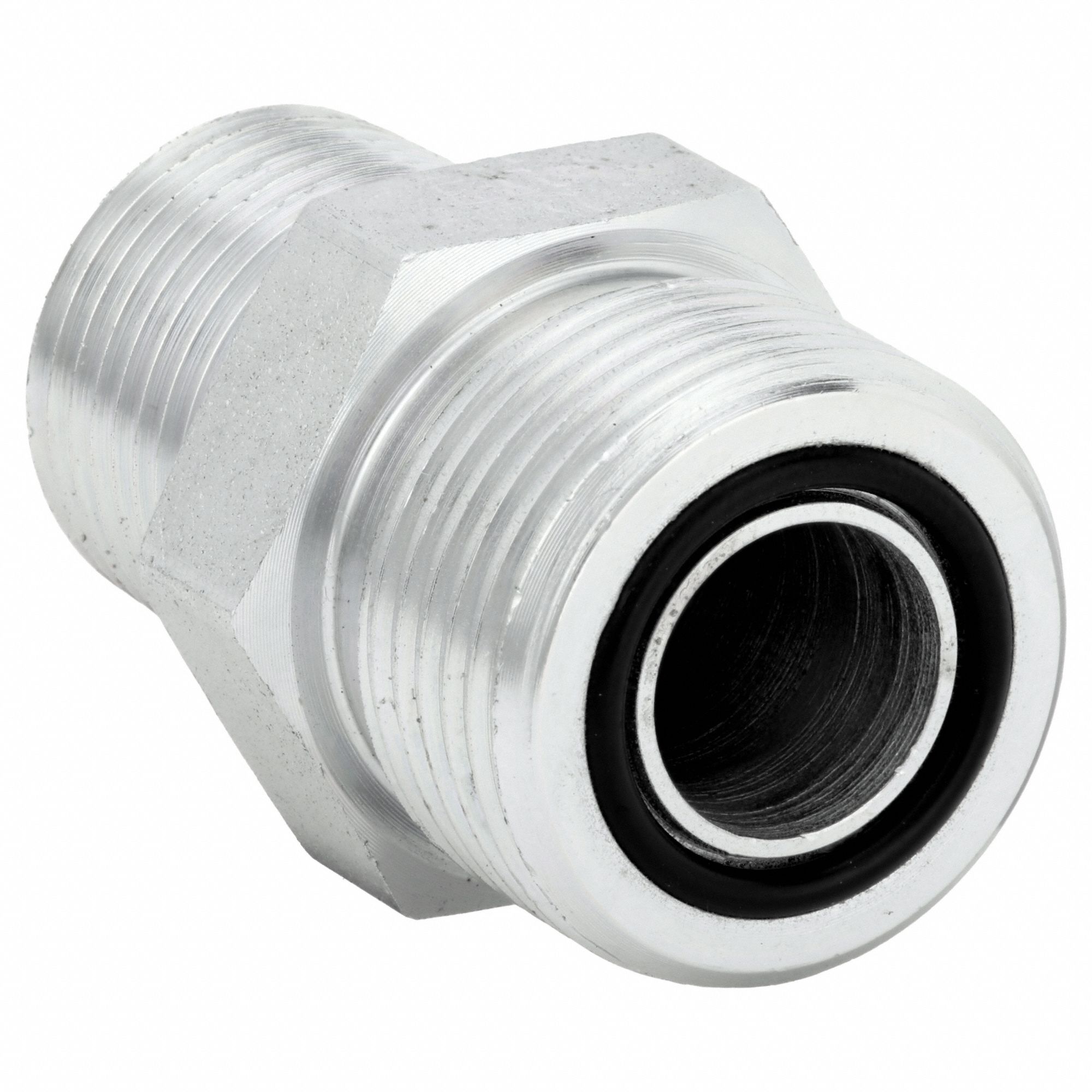 5/8 in x 1/2 in Fitting Size, Male x Male, Hydraulic Hose Adapter ...